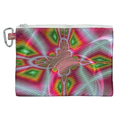 Fractal Art Pictures Digital Art Canvas Cosmetic Bag (xl)