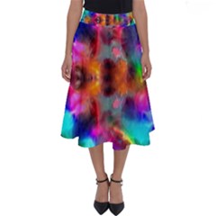 Farbenpracht Kaleidoscope Perfect Length Midi Skirt