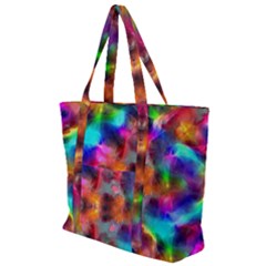 Farbenpracht Kaleidoscope Zip Up Canvas Bag