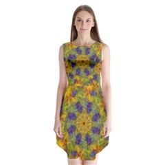 Farbenpracht Kaleidoscope Sleeveless Chiffon Dress   by Pakrebo