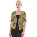 Farbenpracht Kaleidoscope Cropped Button Cardigan View1