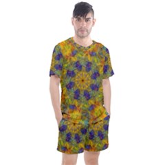 Farbenpracht Kaleidoscope Men s Mesh Tee And Shorts Set