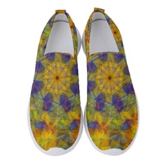 Farbenpracht Kaleidoscope Women s Slip On Sneakers