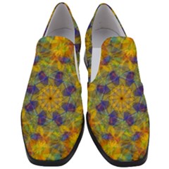 Farbenpracht Kaleidoscope Slip On Heel Loafers