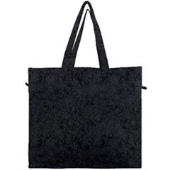 Back To Black Canvas Travel Bag