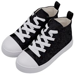 Back To Black Kids  Mid-top Canvas Sneakers