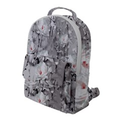 Blossoming Through The Snow Flap Pocket Backpack (large) by WensdaiAmbrose