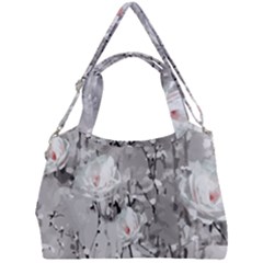 Blossoming Through The Snow Double Compartment Shoulder Bag by WensdaiAmbrose