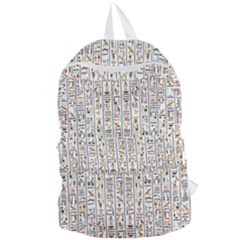 Egyptian Hieroglyphs Foldable Lightweight Backpack