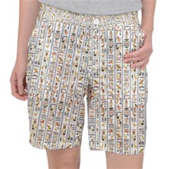 Egyptian Hieroglyphs Pocket Shorts