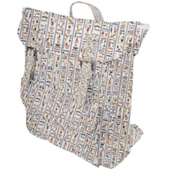 Egyptian Hieroglyphs Buckle Up Backpack by ArtworkByPatrick