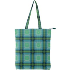 Background Pattern Structure Double Zip Up Tote Bag