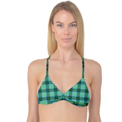 Background Pattern Structure Reversible Tri Bikini Top by Pakrebo