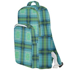 Background Pattern Structure Double Compartment Backpack