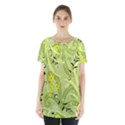 Seamless Pattern Green Garden Skirt Hem Sports Top View1