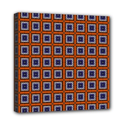 Tile Background Image Pattern Mini Canvas 8  X 8  (stretched) by Pakrebo