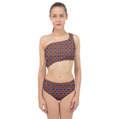 Tile Background Image Pattern Spliced Up Two Piece Swimsuit by Pakrebo