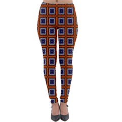 Tile Background Image Pattern Lightweight Velour Leggings