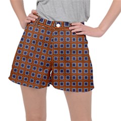 Tile Background Image Pattern Stretch Ripstop Shorts