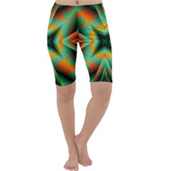 Farbenpracht Kaleidoscope Cropped Leggings  by Pakrebo