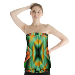 Farbenpracht Kaleidoscope Strapless Top by Pakrebo