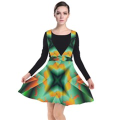 Farbenpracht Kaleidoscope Plunge Pinafore Dress