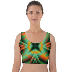 Farbenpracht Kaleidoscope Velvet Crop Top