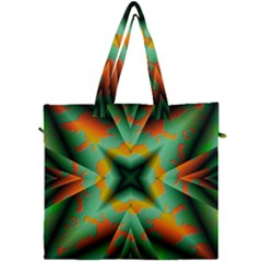 Farbenpracht Kaleidoscope Canvas Travel Bag