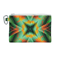 Farbenpracht Kaleidoscope Canvas Cosmetic Bag (large)