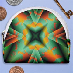 Farbenpracht Kaleidoscope Horseshoe Style Canvas Pouch