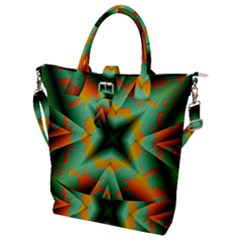 Farbenpracht Kaleidoscope Buckle Top Tote Bag