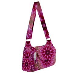 Flower Mandala Art Pink Abstract Post Office Delivery Bag by Pakrebo