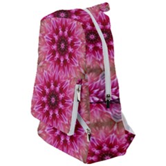 Flower Mandala Art Pink Abstract Travelers  Backpack