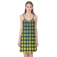 Tile Background Image Pattern Squares Camis Nightgown by Pakrebo