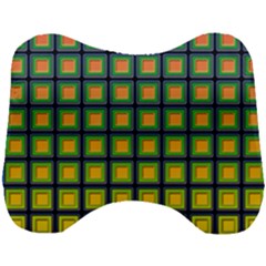 Tile Background Image Pattern Squares Head Support Cushion