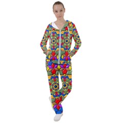 Background Image Pattern Women s Tracksuit