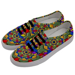 Background Image Pattern Men s Classic Low Top Sneakers by Pakrebo