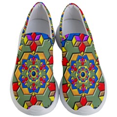 Background Image Pattern Women s Lightweight Slip Ons