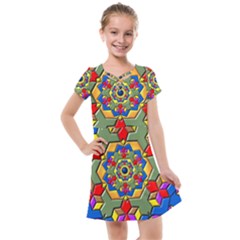 Background Image Pattern Kids  Cross Web Dress