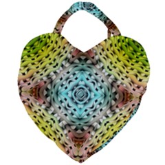 Farbenpracht Kaleidoscope Giant Heart Shaped Tote