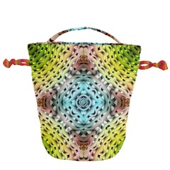 Farbenpracht Kaleidoscope Drawstring Bucket Bag