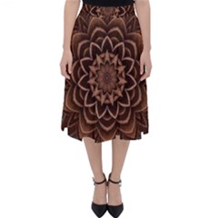 Abstract Art Texture Mandala Classic Midi Skirt