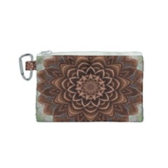 Abstract Art Texture Mandala Canvas Cosmetic Bag (small)