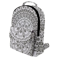 Vector Mandala Drawing Decoration Flap Pocket Backpack (small)