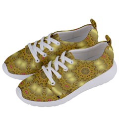 Pattern Background Gold Golden Women s Lightweight Sports Shoes