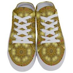 Pattern Background Gold Golden Half Slippers