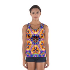 Image Fractal Background Image Sport Tank Top  by Pakrebo