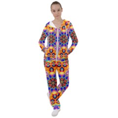 Image Fractal Background Image Women s Tracksuit