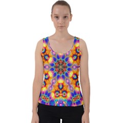 Image Fractal Background Image Velvet Tank Top