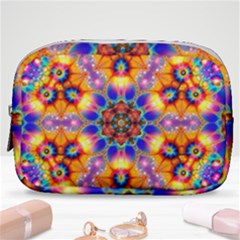 Image Fractal Background Image Make Up Pouch (small)